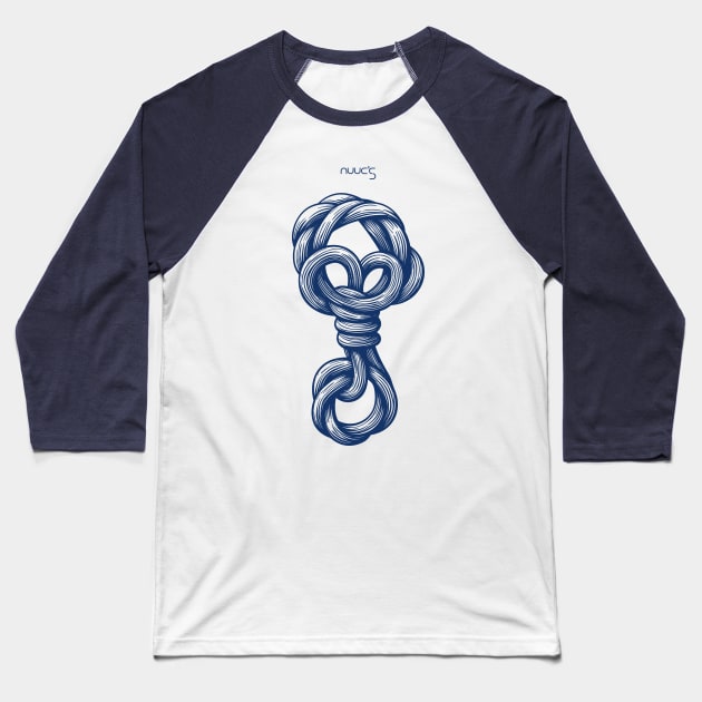 Nautical Sailor Sail Knot 5 of 15 Baseball T-Shirt by jjmpubli